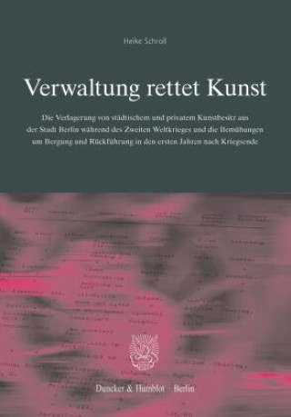 Книга Verwaltung rettet Kunst. 