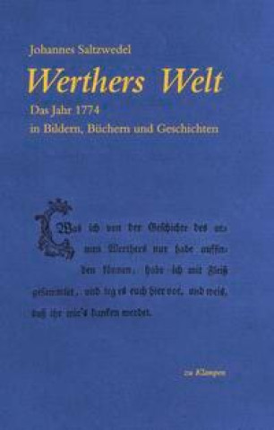 Kniha Werthers Welt 