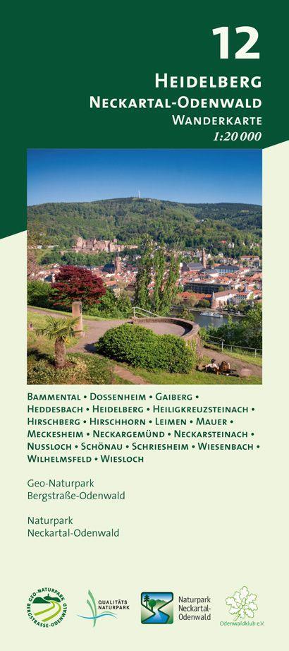Nyomtatványok Blatt 12, Heidelberg - Neckartal-Odenwald Naturpark Neckartal-Odenwald