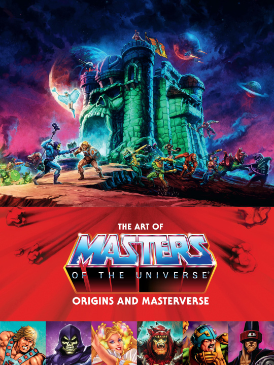 Book ART OF MASTERS OF THE UNIVERSE ORIGINS & MATTEL