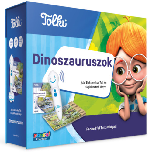 Kniha Tolki - Dinoszauruszok - interaktív hangoskönyv szettben 