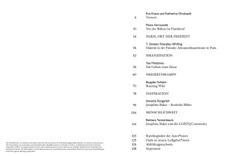 Buch Freiheit - Gleichheit - Menschlichkeit Josephine Baker