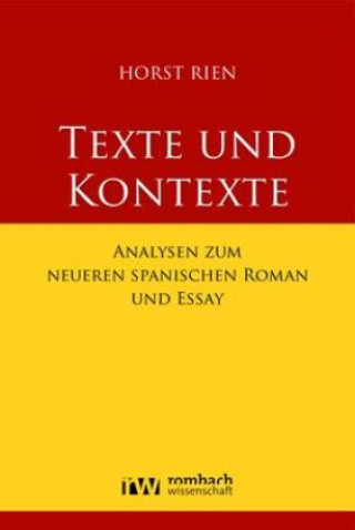 Knjiga Texte und Kontexte Horst Rien