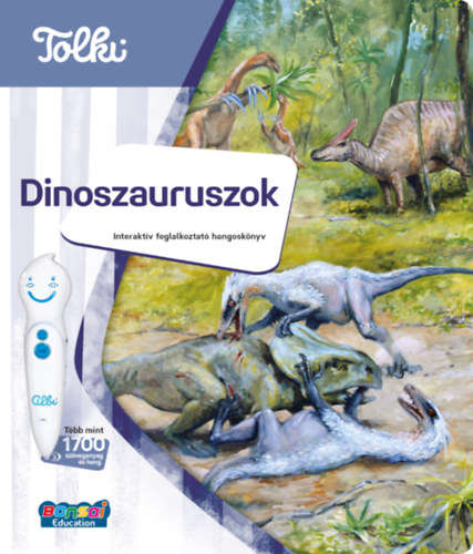 Книга Tolki Hangos könyv - Dinoszauruszok 