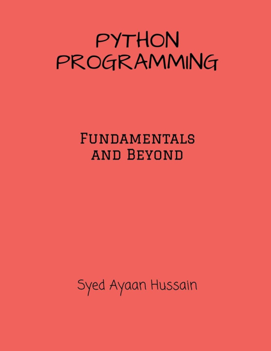 Buch Python Programming Syed Ayaan