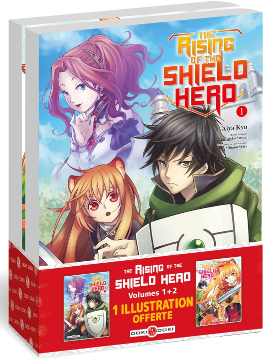 Book The Rising of the Shield Hero - pack vol. 1 & 2 + Exlibris 