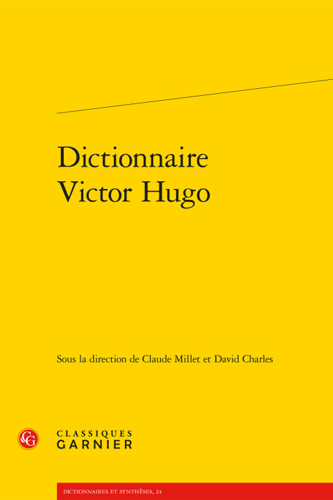 Kniha Dictionnaire victor hugo 