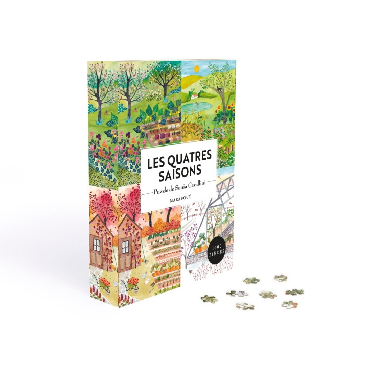 Buch Puzzle - Les quatre saisons 