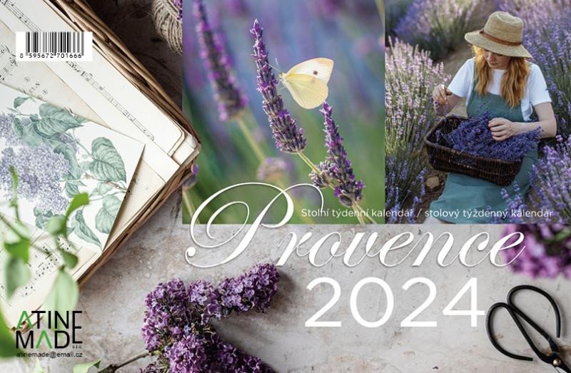 Knjiga Kalendář 2024 Provence, stolní, týdenní, 225 x 150 mm 