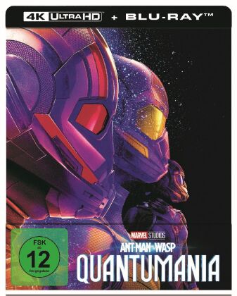 Видео Ant-Man and the Wasp: Quantumania, 1 4K UHD-Blu-ray + 1 Blu-ray (Steelbook) Peyton Reed