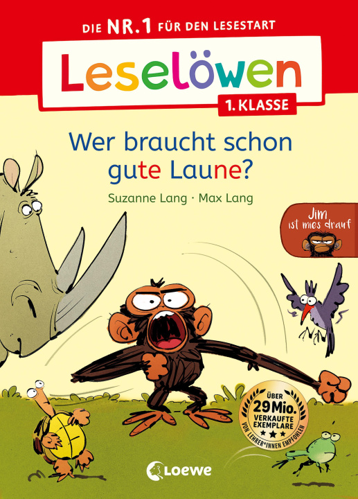 Knjiga Leselöwen 1. Klasse - Jim ist mies drauf - Wer braucht schon gute Laune? Loewe Erstlesebücher