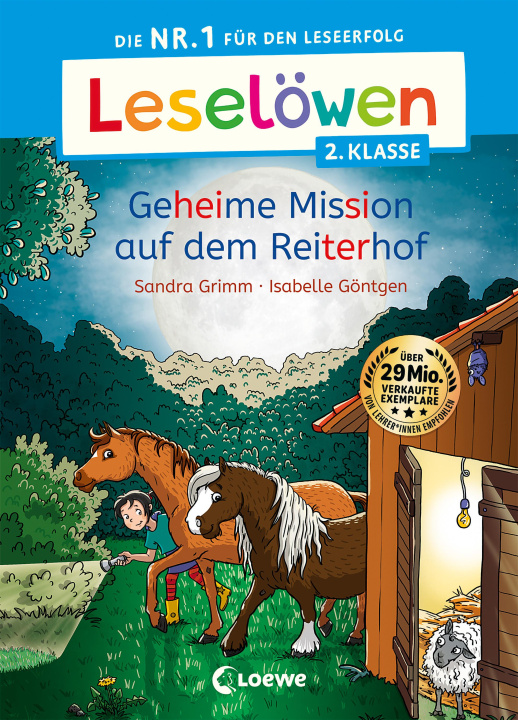 Kniha Leselöwen 2. Klasse - Geheime Mission auf dem Reiterhof Loewe Erstlesebücher