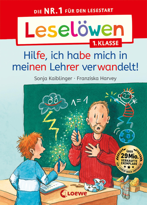 Книга Leselöwen 1. Klasse - Hilfe, ich habe mich in meinen Lehrer verwandelt! Loewe Erstlesebücher
