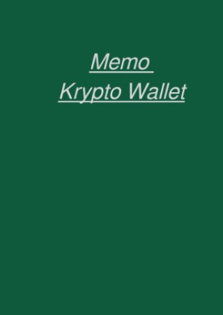Livro Memo Krypto Wallet Peter Falk