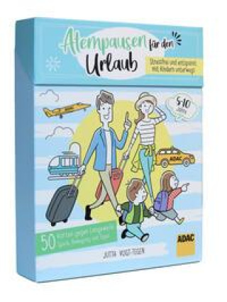 Könyv ADAC Atempausen für den Urlaub - Stressfrei und entspannt mit Kindern unterwegs - 50 Karten gegen Langeweile 