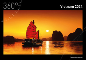 Kalendář/Diář 360° Vietnam Premiumkalender 2024 Petra Zwerger-Schoner