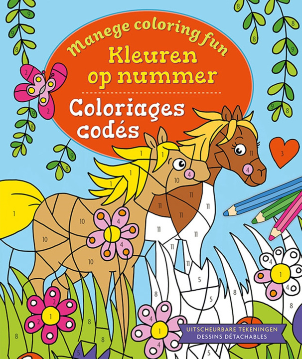 Kniha Manege Coloring Fun - Coloriages codés THEISSEN