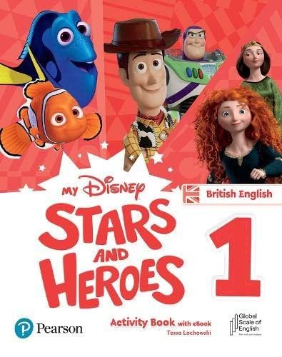 Książka My Disney Stars and Heroes British Edition Level 1 Activity Book with eBook Amanda Davies