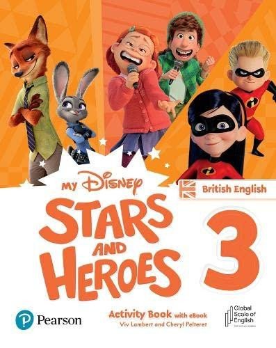 Kniha My Disney Stars and Heroes British Edition Level 3 Activity Book with eBook Viv Lambert