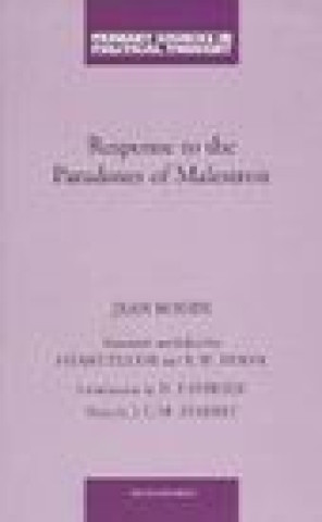 Carte Response To The Paradoxes Of Malestroit (primary Sources In Political Thought) Jean Bodin