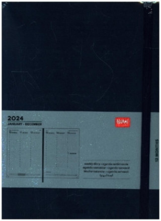 Книга Wochenkalender Maxi - 2024 - Maxi Weekly Diary - 12M - Blue 
