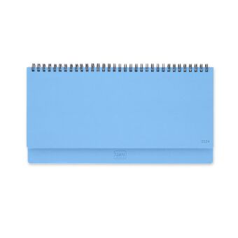 Kniha Schreibtischkal. - 2024 - Desk Planner - 12M - Blue 