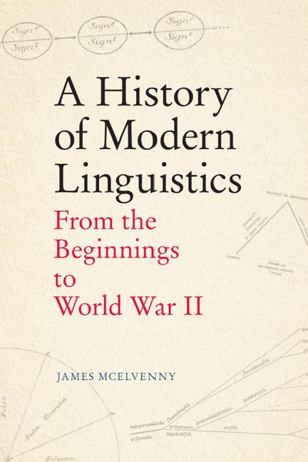 Carte A History of Modern Linguistics: From the Beginnings to World War II 