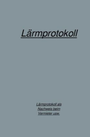 Boek Lärmprotokoll Buch Peter Falk