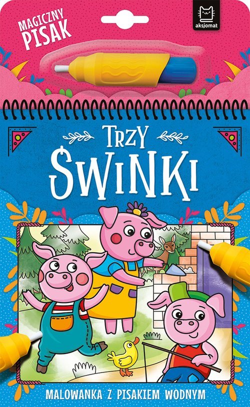 Buch Trzy świnki. Malowanka z pisakiem wodnym 