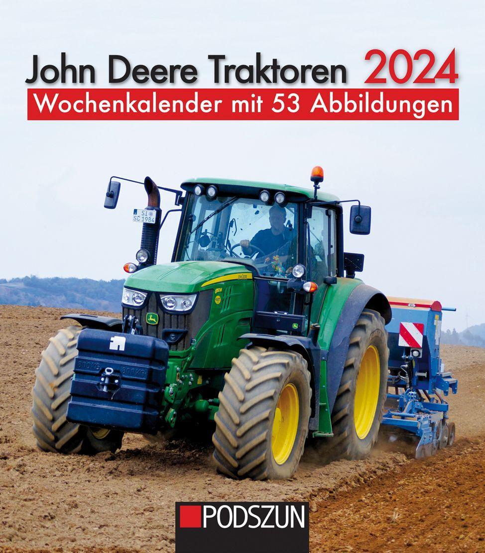Naptár/Határidőnapló John Deere Traktoren 2024 