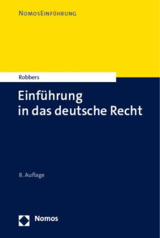 Kniha Einführung in das deutsche Recht Gerhard Robbers