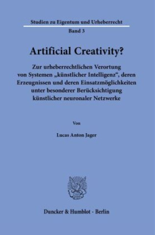 Книга Artificial Creativity? Lucas Anton Jager
