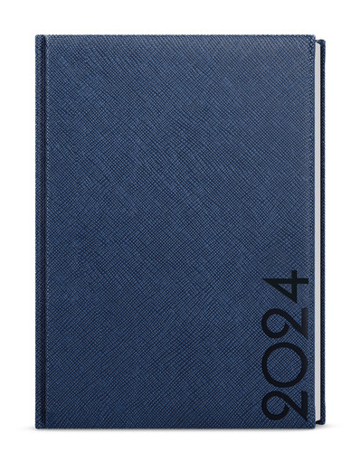 Calendar / Agendă Denní diář 2024 David Tora A5 modrá 