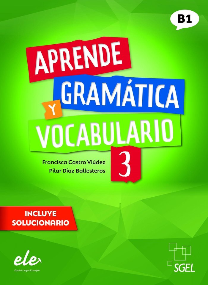 Könyv APRENDE GRAMATICA Y VOCABULARIO 3 B1 