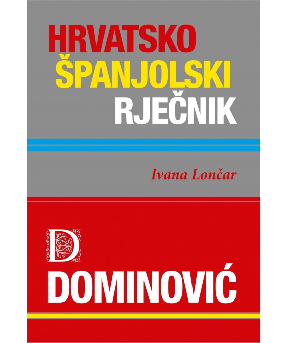 Kniha Hrvatsko-španjolski rječnik Ivana Lončar