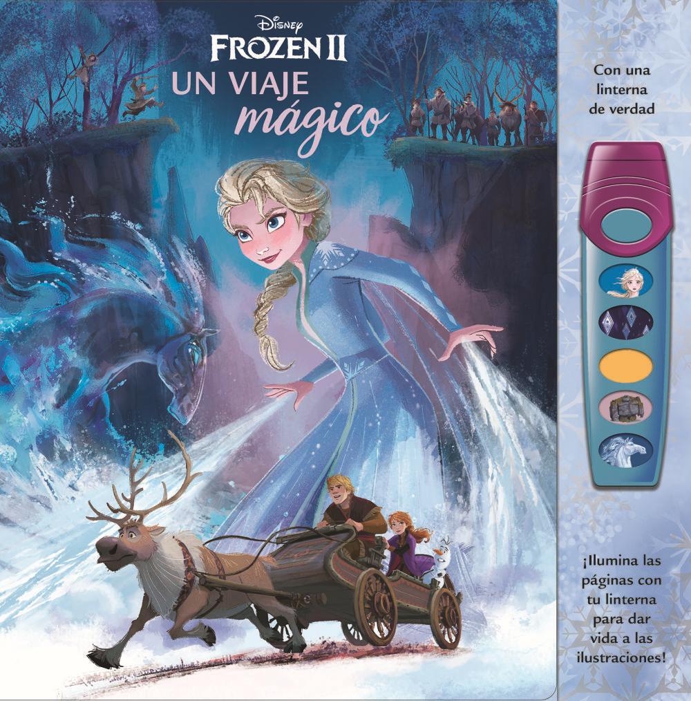 Kniha UN VIAJE MÁGICO. LIBRO CON LINTERNA FROZEN II. FAB 