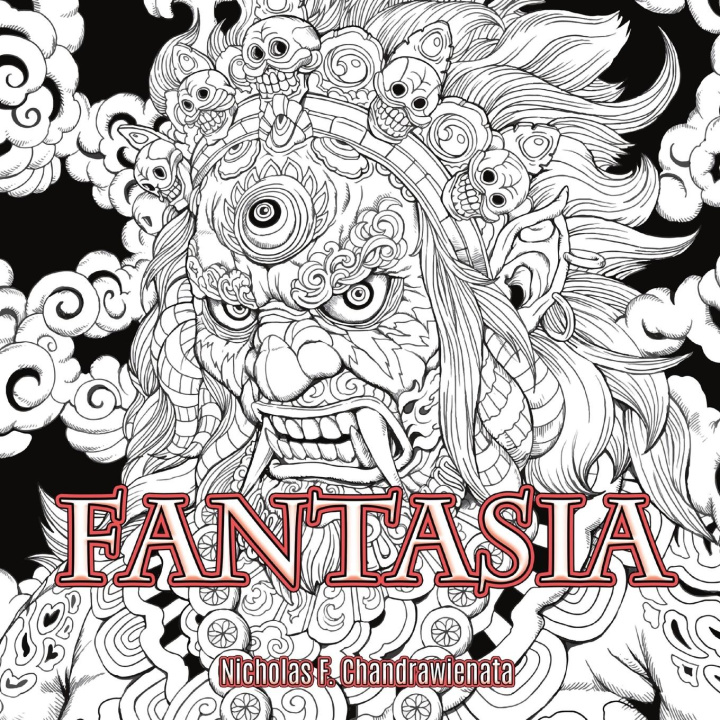 Книга Fantasia Anti-Stress Adult Coloring Book 