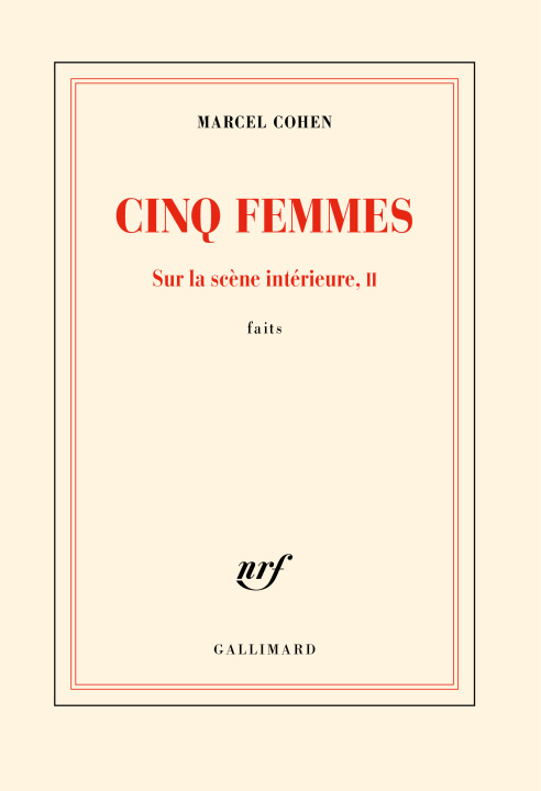 Knjiga Cinq femmes Cohen