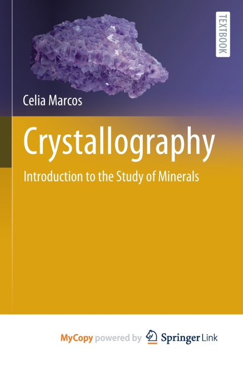 Knjiga Crystallography Marcos Celia Marcos