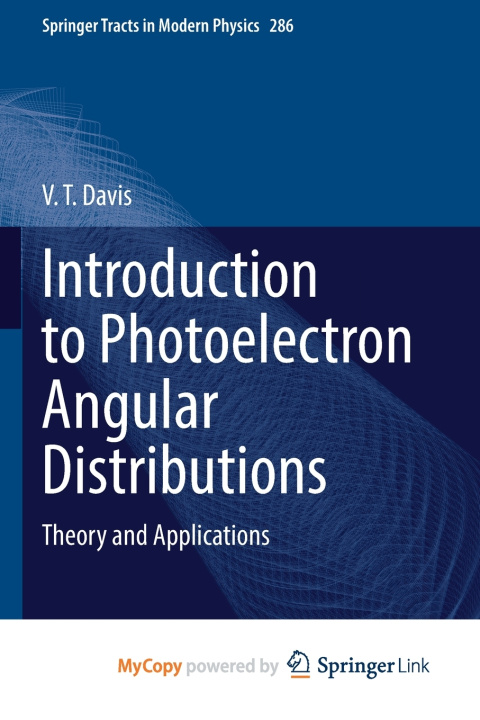 Knjiga Introduction to Photoelectron Angular Distributions Davis V. T. Davis