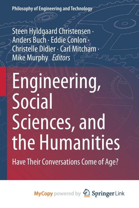 Buch Engineering, Social Sciences, and the Humanities Steen Hyldgaard Christensen
