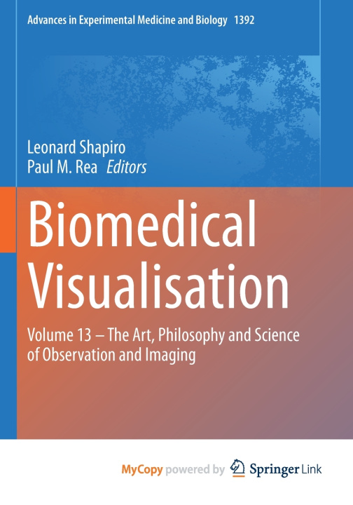 Book Biomedical Visualisation Leonard Shapiro
