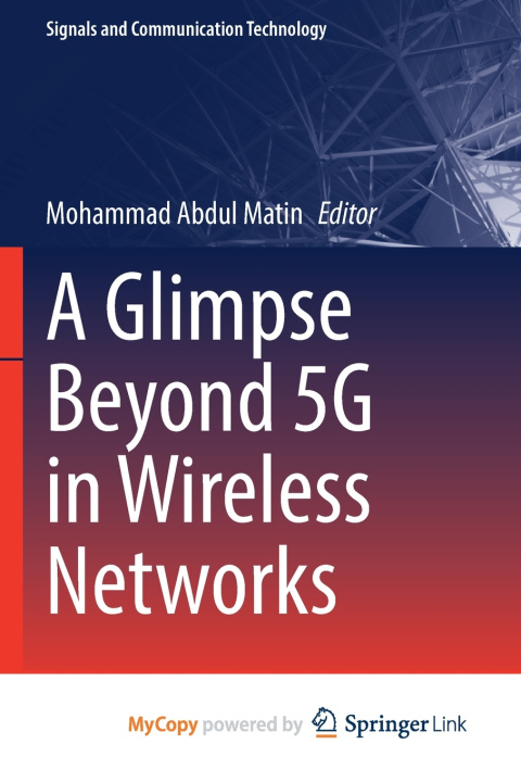 Boek Glimpse Beyond 5G in Wireless Networks Mohammad Abdul Matin