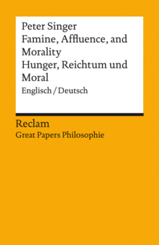 Kniha Famine, Affluence, and Morality / Hunger, Reichtum und Moral Jonas Pfister