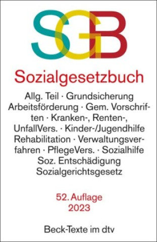 Kniha Sozialgesetzbuch mit Sozialgerichtsgesetz 