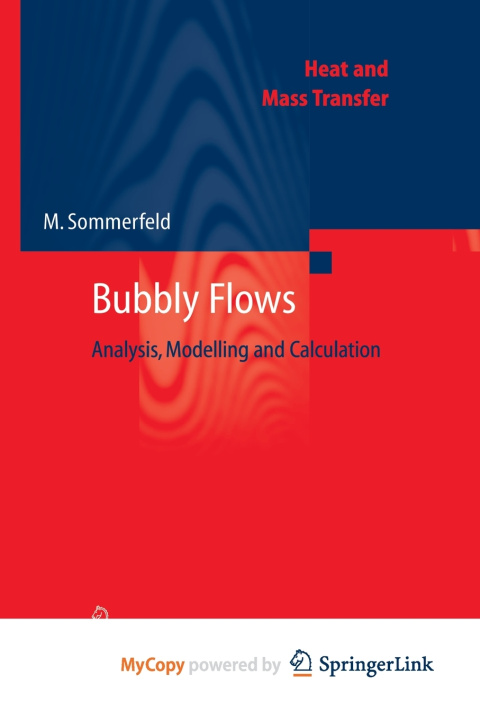Knjiga Bubbly Flows Martin Sommerfeld