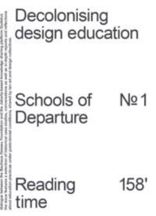 Książka Decolonising Design Education Gudskul