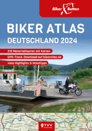 Carte Biker Atlas DEUTSCHLAND 2024 Bikerbetten - TVV Touristik Verlag GmbH