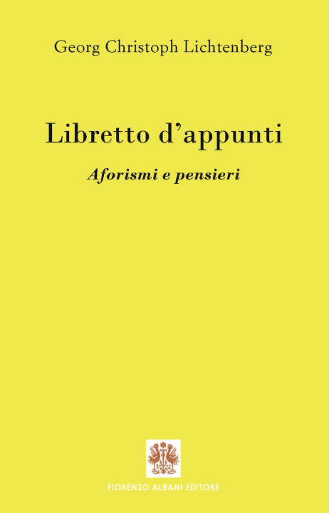 Kniha Libretto d'appunti. Aforismi e pensieri Georg Christoph Lichtenberg