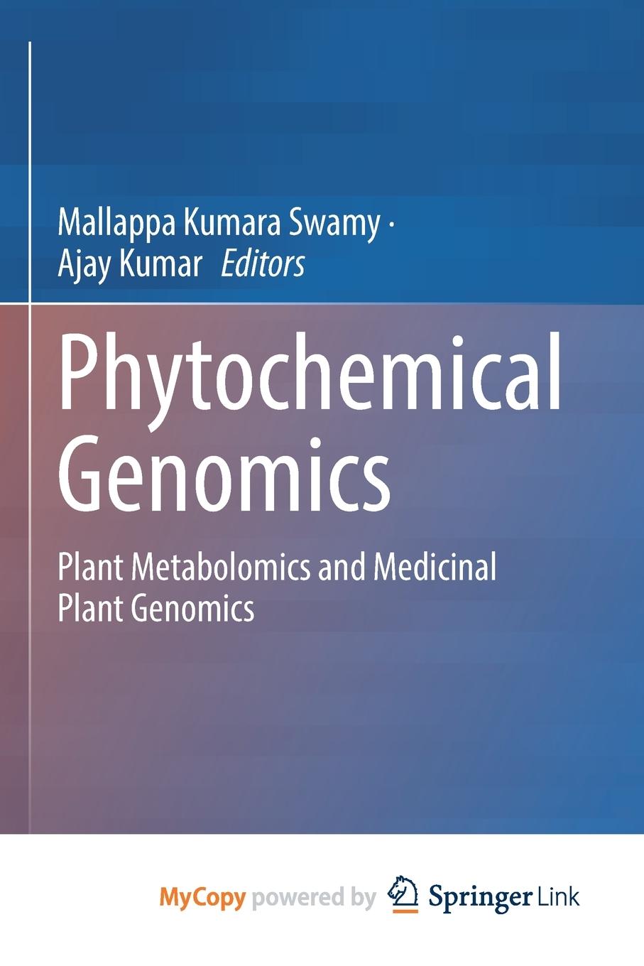 Книга Phytochemical Genomics Mallappa Kumara Swamy